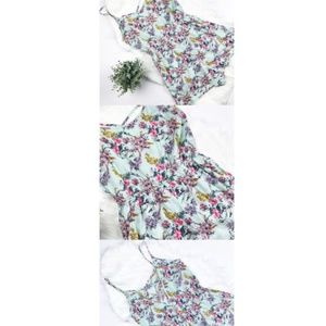 Floral Romper (Criss Crossed Back)
